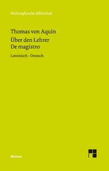 &Uuml;ber den Lehrer -  Thomas von Aquin