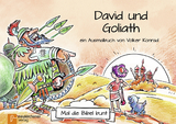 5er-Pack: Mal die Bibel bunt - David und Goliat - Volker Konrad