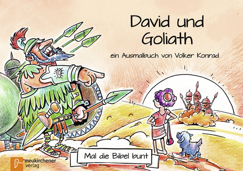 5er-Pack: Mal die Bibel bunt - David und Goliat - Volker Konrad
