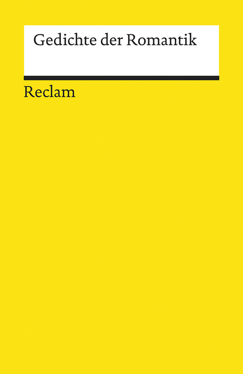 Gedichte der Romantik - 