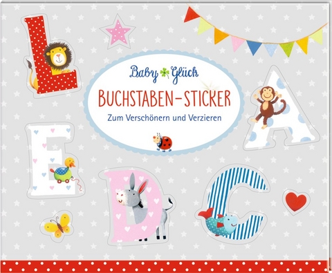 Stickerbuch - BabyGl&uuml;ck - Buchstaben-Sticker