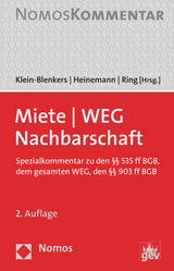 Miete | WEG | Nachbarschaft - Klein-Blenkers, Friedrich; Heinemann, Jörn; Ring, Gerhard