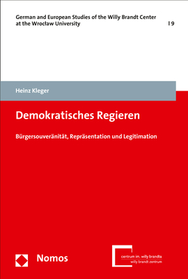 Demokratisches Regieren - Heinz Kleger