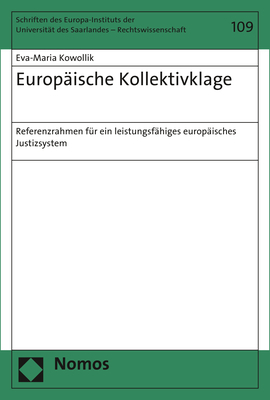 Europ&auml;ische Kollektivklage - Eva-Maria Kowollik