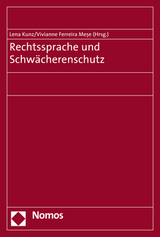 Rechtssprache und Schw&auml;cherenschutz - 