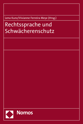 Rechtssprache und Schwächerenschutz