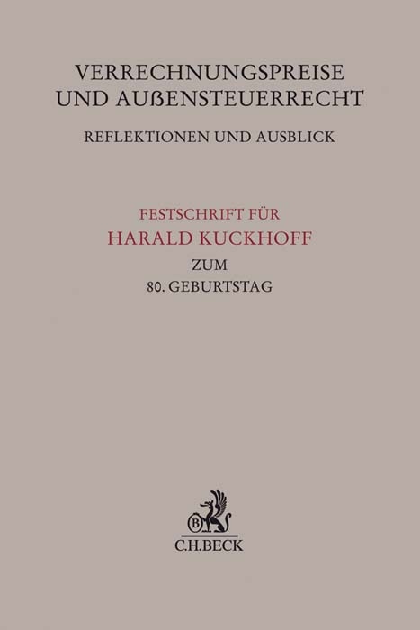 Verrechnungspreise und Au&szlig;ensteuerrecht - 
