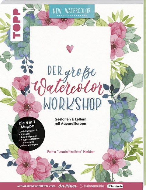 Der große Watercolor Workshop. Gestalten und Lettern mit Aquarell-Farben by unakritzolina - Petra Heider