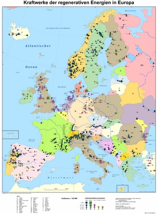 Kraftwerke der regenerativen Energien in Europa