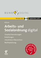 Arbeit- und Sozialordnung digital Vers. 20.1 - Michael Kittner, Olaf Deinert