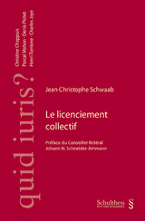 Le licenciement collectif - Jean Christophe Schwaab