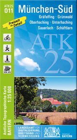 ATK25-O11 M&uuml;nchen-S&uuml;d (Amtliche Topographische Karte 1:25000)
