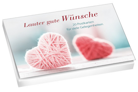 Lauter gute W&uuml;nsche - Postkartenbuch
