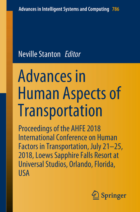 Advances in Human Aspects of Transportation - 