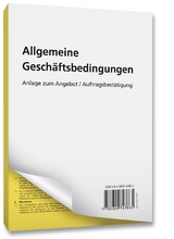 Allgemeine Geschäftsbedingungen - 