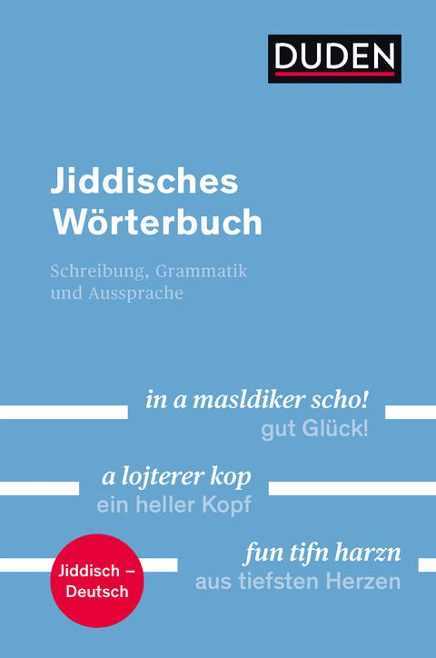 Duden - Jiddisches W&ouml;rterbuch - Simon Neuberg, Ronald L&ouml;tzsch