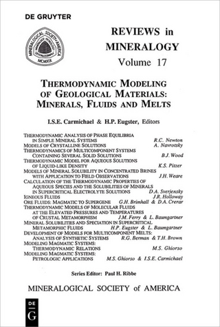 Thermodynamic Modeling of Geologic Materials