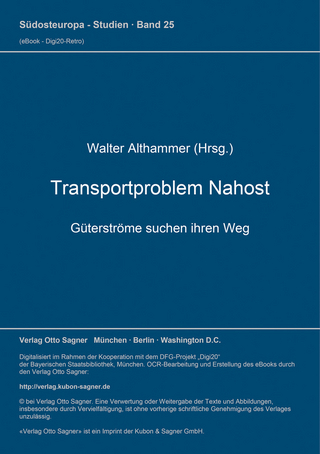 Transportproblem Nahost. Güterströme suchen ihren Weg