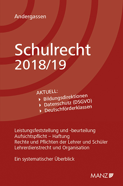 Schulrecht 2018/19 - Armin Andergassen