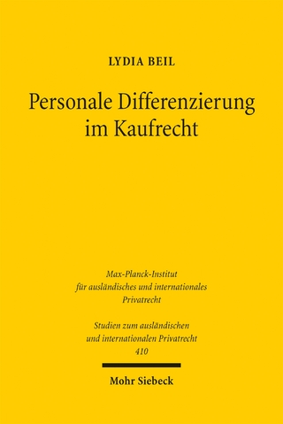 Personale Differenzierung im Kaufrecht
