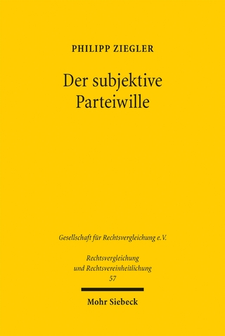 Der subjektive Parteiwille