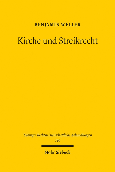 Kirche und Streikrecht - Benjamin Weller