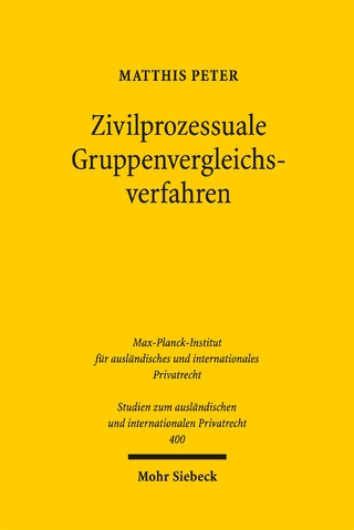 Zivilprozessuale Gruppenvergleichsverfahren