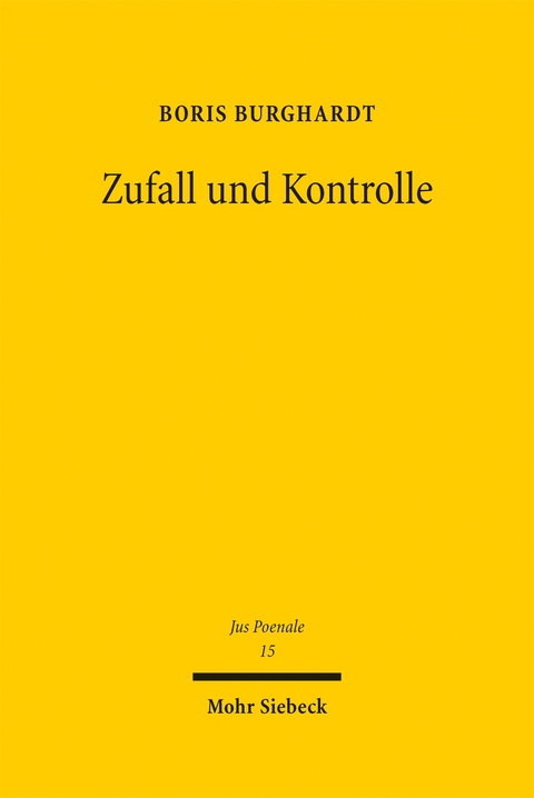 Zufall und Kontrolle - Boris Burghardt