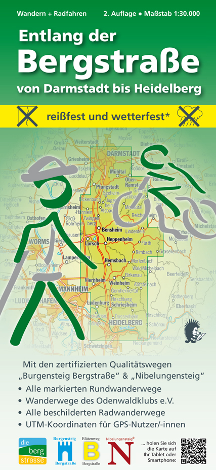 Wandern, Entlang der Bergstra&szlig;e von Darmstadt bis Heidelberg - Michael Messer