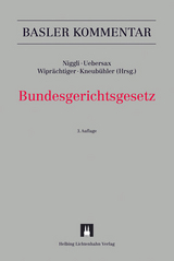 Bundesgerichtsgesetz - Heinz Aemisegger, Kathrin Amstutz, Peter Arnold, Bettina Bacher, Eva Maria Belser Wyss, Giovanni Biaggini, Markus Boog, Denise Br&uuml;hl-Moser, Jacques B&uuml;hler, Johanna Dormann, Bernhard Ehrenzeller, Elisabeth Escher, Roberto Faga, Marc Forster, Thomas Geiser, Philipp Gelzer, Stefan Haag, Thomas H&auml;berli, Isabelle H&auml;ner, Julia H&auml;nni, Matthias H&auml;rri, Stefan Heimgartner, Michel Heinzmann, Thomas Hugi Yar, Tornike Keshelava, Regina Kiener, Kathrin Klett, Andreas Kley, Lorenz Kneub&uuml;hler, Martin Kocher, Heinrich Koller, Matthias Leemann, Stefan Maeder, Adrian Mattle, Laurent Merz, Lukas Xaver Meyer, Marcel Alexander Niggli, Dorothea Riedi Hunold, Christof Riedo, Karin Scherrer, Markus Schott, Gerold Steinmann, Marc Thommen, Esther Tophinke, Paul Tsch&uuml;mperlin, Peter Uebersax, Felix Uhlmann, Rudolf Ursprung, Bernhard Waldmann, Hans Wipr&auml;chtiger