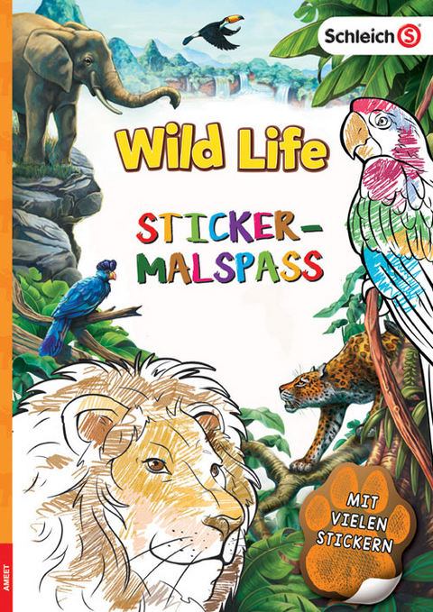 SCHLEICH&reg; Wild Life - Sticker-Malspa&szlig;
