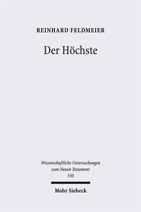 Der H&ouml;chste - Reinhard Feldmeier