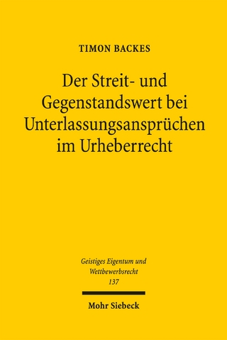 Der Streit- und Gegenstandswert bei Unterlassungsansprüchen im Urheberrecht