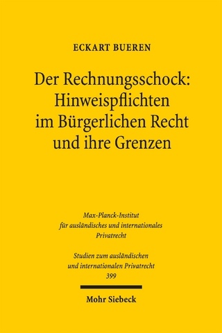 Der Rechnungsschock: Hinweispflichten im Bürgerlichen Recht und ihre Grenzen
