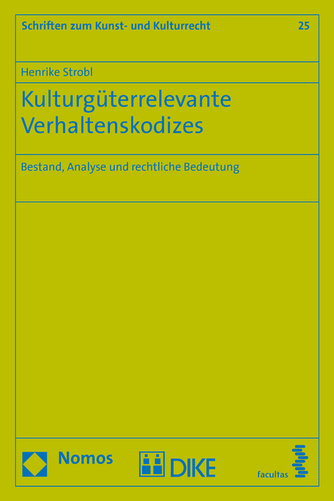Kulturg&uuml;terrelevante Verhaltenskodizes - 