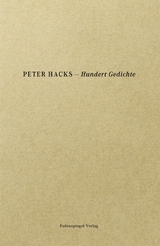 Hundert Gedichte - Peter Hacks