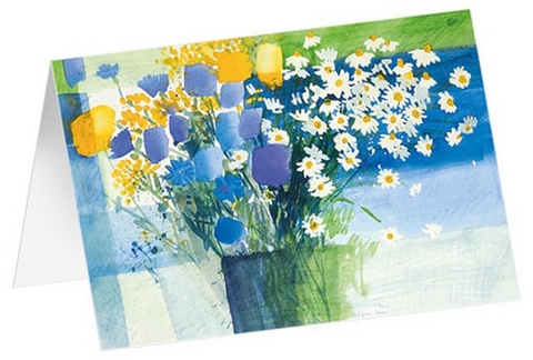 Kunstkarten "Feldwiesenstrauß" 5 Stk.