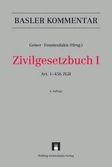 Zivilgesetzbuch I - Regina Aebi-M&uuml;ller, Kurt Affolter, Stefanie Althaus, Piera Beretta, Yvo Biderbost, Rafael Br&auml;gger, Peter Breitschmid, Roland B&uuml;hler, Michelle Cottier, Lorenz Droese, Thomas Eichenberger, Mario Etzensberger, Roland Fankhauser, Christiana Fountoulakis, Thomas Geiser, Urs Gloor, Cora Graf-Gaiser, Harold Gr&uuml;ninger, Markus Guggenb&uuml;hl, Heinz Hausheer, Heinrich Honsell, Michael Huber, Claire Huguenin (&dagger;), Bruno Huwiler, Bernhard Isenring, Alexandra Jungo, Annasofia Kamp, Martin A. Kessler, Pius Koller, Thomas Koller, Flavio Lardelli, Urs Lehmann, Bettina Lienhard, Luca Maranta, Andreas Meili, Michel Montini, Christophe Peter Reitze, Ruth E. Reusser, Daniel Rosch, Urs Scherrer, Matthias Schwaibold, Ivo Schwander, Ingeborg Schwenzer, Annette Spycher, Daniel Staehelin, Tim Oliver Stavro-K&ouml;brich, Benno Studer, Meinrad Vetter, Urs Vogel, Rainer Wey, Isabelle Wildhaber, Sabine Wyss, Margrith Bigler-Eggenberger, Rolando Forni, Daniel Girsberger, Albert Guler, Christoph H&auml;feli, Peter H&auml;nseler, Franz Hasenb&ouml;hler, Anton Heini (&dagger;), Willi Heussler, Ernst Langenegger, Audrey Leuba Orler, Christoph Leuenberger, Adolf L&uuml;chinger, Caterina N&auml;geli, Andrea Opel, Giorgio Piatti, Hans Schmid-H&uuml;ppi, Daniel Steck, Hermann Walser