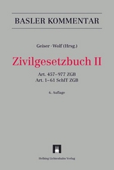 Zivilgesetzbuch II - Bauer, Christoph; Geiser, Thomas; Bauer, Thomas; Wolf, Stephan; Bornhauser, Philip; Bösch, René; Breitschmid, Peter; Brogli, Eduard; Brunner, Christoph; Däppen, Robert K.; Ernst, Wolfgang; Fankhauser, Roland; Fountoulakis, Christiana; Geiser, Thomas; Giampaolo, Davide; Graf-Gaiser, Cora; Gross, Dominique; Grüninger, Harold; Guyer, Rahel; Huwiler, Bruno; Isler, Peter R.; Jeitziner, Roland; Jenny, David; Keller Lüscher, Katrin; Kley, Andreas; Lehmann, Urs; Leu, Daniel; Montini, Michel; Mooser, Michel; Müller, Roland M.; Petitpierre, Etienne; Piatti, Giorgio; Rampini, Corrado; Reusser, Ruth; Rey, Heinz; Rickli, Samuel; Schaufelberger, Peter C.; Schmid, Jürg; Schmid-Tschirren, Christina; Schulin, Hermann; Schwander, Ivo; Staehelin, Daniel; Stavro-Köbrich, Tim Oliver; Strebel, Lorenz; Thurnherr, Christoph; Vischer, Markus; Vogt, Nedim Peter; Wichtermann, Jürg; Wiegand, Wolfgang; Wolf, Stephan; Zogg, Samuel