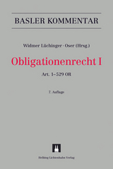 Obligationenrecht I - Ammann, Caterina; Widmer Lüchinger, Corinne; Amstutz, Marc; Oser, David; Bauer, Christoph; Bauer, Thomas; Costantini, Renato; Däppen, Robert K.; Fasel, Urs; Fellmann, Walter; Fountoulakis, Christiana; Gaberthüel, Tino; Giger, Hans; Girsberger, Daniel; Gola, Pascale; Graber, Christoph; Hermann, Johannes Lukas; Hilty, Reto M.; Honsell, Heinrich; Huguenin (†), Claire; Huwiler, Bruno; Kessler, Martin A.; Koller, Alfred; Koller, Pius; Koller, Thomas; Koller-Tumler, Marlis; Leimgruber, Stefan; Lenz, Christian; Loacker, Leander D.; Maurenbrecher, Benedikt; Meise, Barbara; Morin, Ariane; Müller, Andreas; Oser, David; Pärli, Kurt; Pestalozzi, Christoph M.; Peter, Wolfgang; Pietruszak, Thomas; Portmann, Wolfgang; Rudolph, Roger; Ruoss, Reto Thomas; Schott, Bertrand; Schroeter, Ulrich; Schulin, Hermann; Schwenzer, Ingeborg; Staehelin, Ernst; Studer, Benno; Tschäni, Rudolf; Vito, Roberto; Vogt, Annaïg; Vogt, Nedim Peter; von Planta, Andreas; Watter, Rolf; Weber, Roger; Widmer, Markus; Widmer Lüchinger, Corinne; Wiegand, Wolfgang; Zellweger-Gutknecht, Corinne; Zindel, Gaudenz