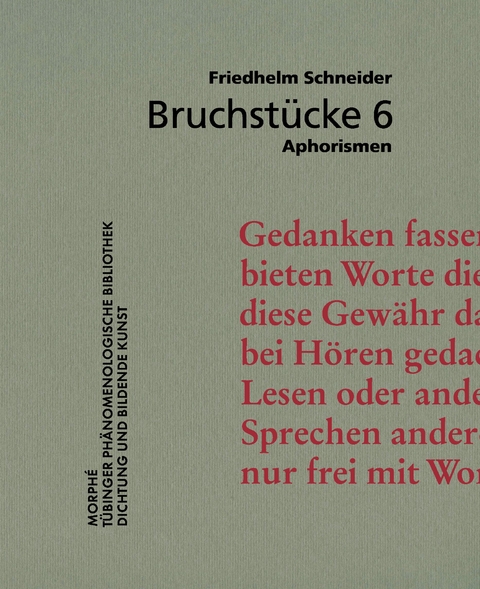 Bruchst&uuml;cke 6 - Friedhelm Schneider