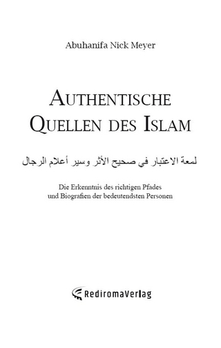 Authentische Quellen des Islam