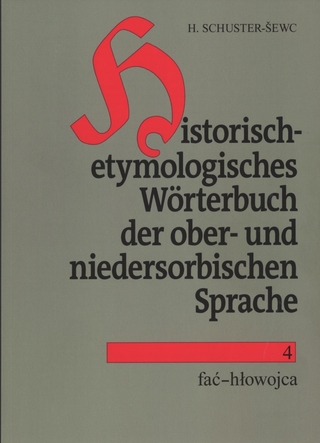 Historisch-etymologisches Wörterbuch der ober- und niedersorbischen Sprache / Historisch-etymologisches Wörterbuch der ober- und niedersorbischen Sprache 1 - 24, Registerband