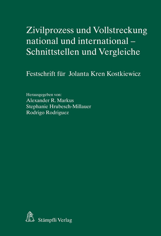 Zivilprozess und Vollstreckung national und international - Schnittstellen und Vergleiche
