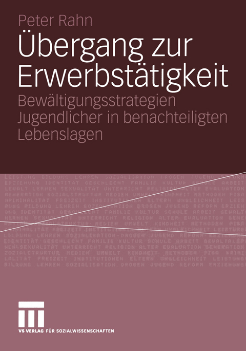 &Uuml;bergang zur Erwerbst&auml;tigkeit - Peter Rahn