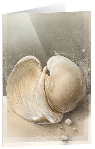 Trauer - Kunst-Faltkarten ohne Text (5 Stück)