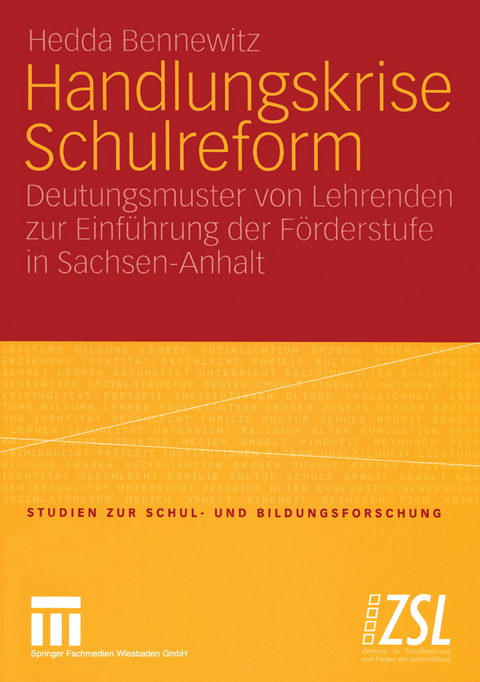Handlungskrise Schulreform - Hedda Bennewitz