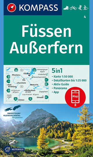 KOMPASS Wanderkarte Füssen, Außerfern