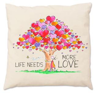 Oups-Zirbenkissen groß (30 x 30 cm) - Life Needs More Love