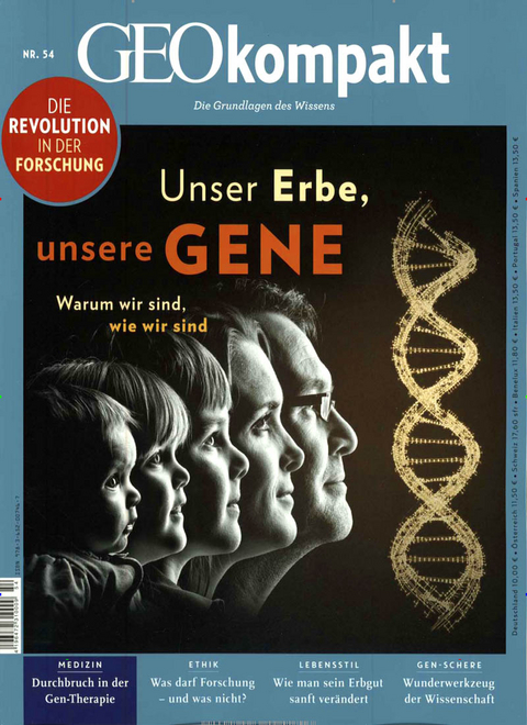 GEOkompakt / GEOkompakt 54/2018 - Unser Erbe, unsere Gene - Michael Schaper